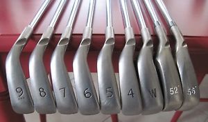 WOMENS L.H. PING ORANGE DOT IRONS GOLF CLUBS SET 4-PW, 52*, 56* LEFT HAND ~ NICE