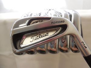 Titleist 714 AP2 4-PW Iron set Kuro Kage 65g stiff flex graphite Used Rh Irons