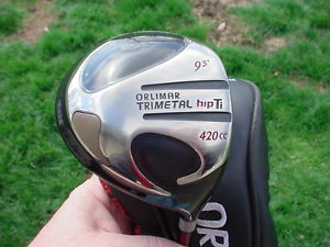 **Rare All Stock Orlimar HipTi Hip Ti 420cc 9.5° Titanium Driver STIFF Flex HC**