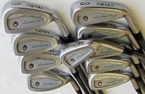 2stars  HONMA Golf Iron Set Japan Clubs USED LB-606 Titanium CARBON R-1