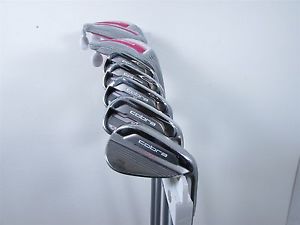 2016 Cobra Max Combo Hybrid Iron Set 4H-6H,7-PW,SW Ladies Flex Graphite Shafts