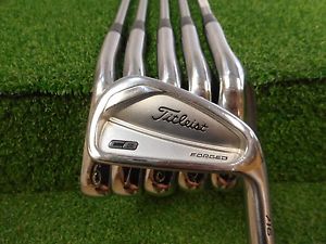 USED TITLEIST CB FORGED 716 5-PW IRON SET PROJECT X PXi 6.5 EXTRA STIFF FLEX RH
