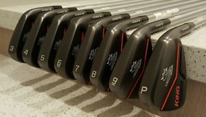 BRAND NEW COBRA KING PRO IRONS FLOW SET CB/MB  3-PW C-TAPER 120 STIFF RIGHT