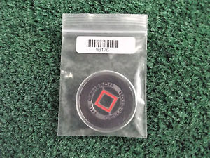 Rare and New Scotty Cameron TCC Orange Round Milled Ball Marker