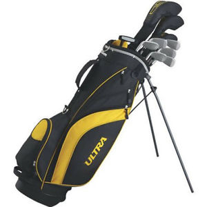 WILSON ULTRA MEN'S Complete 10 Piece Right Handed Golf Club Set Stand Bag NEW