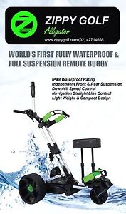 Zippy Golf IPX8 Fully Waterproof & Full Suspension Remote Golf Buggy
