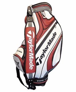 NEW 2017 TaylorMade "MG" Milled Grind Red/White/Black Tour Staff Bag