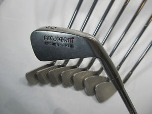 *RARE* Accuform Canada PTM Irons 3-PW AP44S Stiff Flex RH PreOwned Very Good