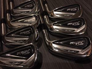 *VERY GOOD* TITLEIST AP2 716 FORGED 4-PW IRON SET STIFF STEEL DYNAMIC GOLF PRIDE
