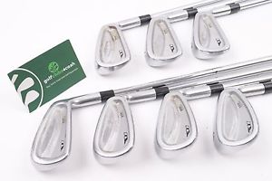 WISHON GOLF 555C FORGED IRONS / 4-PW / STIFF S2S STEEL SHAFTS / + 1 INCH / 59309