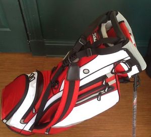 ***SALE - MUST GO*** Titleist Golf CUSTOM Lightweight Stand Bag - Fire Red/White
