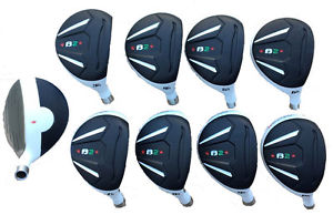 +1" Long Senior flex 3-SW Heater B2 Taylor Fit graphite hybrid golf rescue set