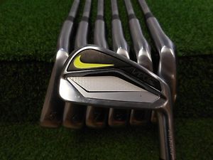 USED NIKE VAPOR PRO COMBO 4-PW IRON SET DYNAMIC GOLD PRO R300 REGULAR FLEX RH