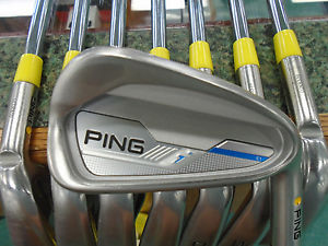 8 PING i Series E1 Yellow Dot Iron Set 4-UW Upgrade KBS Tour 120g Stiff Shafts