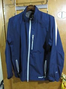 Zero Restriction Golf Gore-Tex Traveler Jacket Blue XL Tour Series