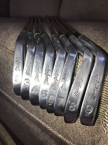 1940's MacGregor Tourney Byron Nelson Recorded Matched Iron Set Museum Quality