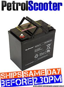 Yuasa YPC55-12 12v 55ah Lead-Acid Battery Golf Buggy Electric Outboard Motor