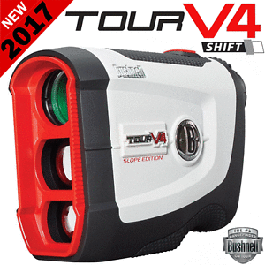 "NEW 2017" BUSHNELL TOUR V4 SHIFT GOLF LASER RANGEFINDER + JOLT TECHNOLOGY