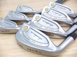 2 stars HONMA Golf Iron Set Clubs USED Gold LB 280 GP Left Handed Lefty 2s