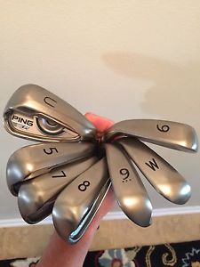 2016 Ping G series Yellow Dot Iron Set 5-PW+UW Stiff Flex AWT 2.0