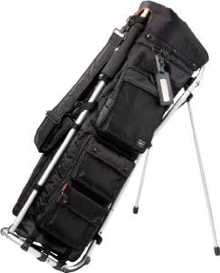 Mizuno Golf Japan & Porter Creative Line Cart Caddy Bag (Black) JAPAN