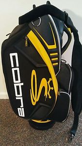 ***NEW*** Cobra Large Black/Yellow Tour Staff Bag w/ 6 Club Compartments