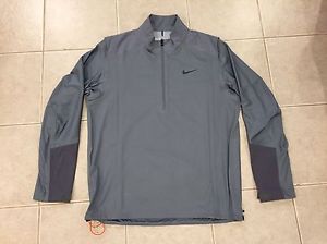 $275 Mens Nike Hyperadapt Storm-FIT Golf 1/2 Zip SZ.L Jacket Waterproof Gray