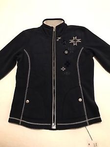 *NEU* BOGNER Damen Fleece- Jacke DELICATE Gr. 38, Farbe blau mit Muster NP 349€