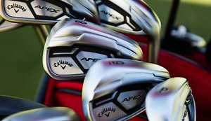 2016 Callaway CF16 Apex Forged Irons Tour Issue AMT S400 4-PW+AW 8 Piece set RH