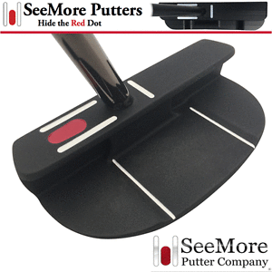 "NEW 2017" SEEMORE ORIGINAL SERIES FGP MALLET 34" MILLED FACE PUTTER + HEADCOVER