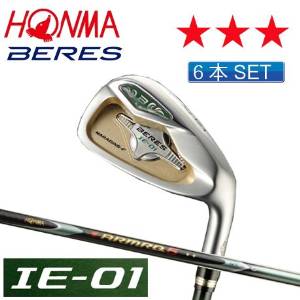 HONMA GOLF JAPAN BERES IE-01 IRON SET #5,6,7,8,9,10 (6 clubs) 3-STARS ARMRQ6 45 SHAFT REGULAR