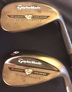 Tour Issue TaylorMade R Series ATV Grind EF Spin Groove 54 and 60 KBS S flex