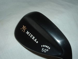 Miura Black Approach/Gap Wedge 50* Degrees with KBS 610 125 Wedge Shaft