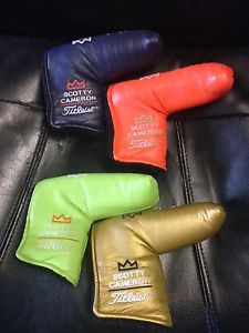 (4) Scotty Cameron Custom Shop Head Covers - Hi Performance - Excellent - Used