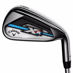 Calaway XR OS IRONS 4-PW + A wedge. New Midsize grips, Blue Color on clubs.