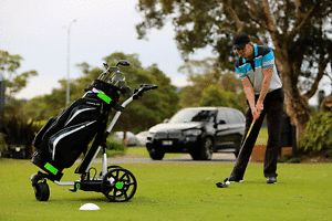 Zippy Golf IPX8 Fully Waterproof & Full Suspension Electric Golf Buggy