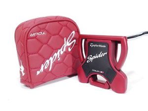 TOUR ISSUE! TaylorMade '2017 SPIDER TOUR RED Custom PUTTER w/ Headcover