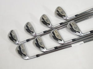 -LH- CALLAWAY APEX FORGED IRONS (4-PW,AW) w/UST Recoil 95 REGULAR (Left-Handed)