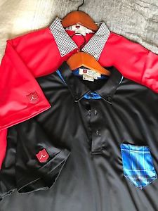 4 NEW Men's ILIAC GOLF SHORT SLEEVE - XL