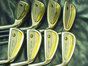 Honma Mens LB606 New H&F 24K goldline golf iron 3stars (4-11) Rare & Must See!