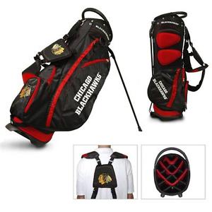 Chicago Blackhawks Standup Golf Bag - Golf Stand Bag image 1