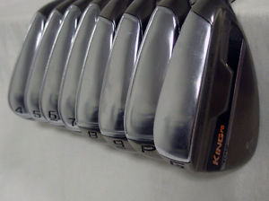 Cobra King F6 Irons Set 4-PW-GW (Steel, REGULAR) TecFlo Golf Clubs