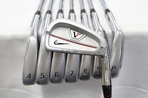 Used Nike Victory Red Forged Split Cavity Back Irons 3-PW Dynamic Gold R300 Reg
