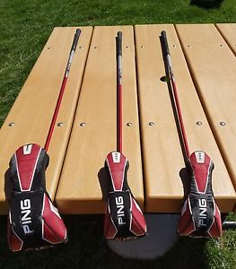 Ping G15 Driver, 3 Wood and 5 Wood Golf Clubs