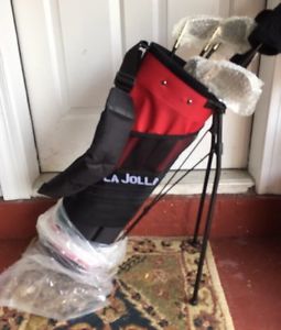 NEW La Jolla Childrens right Hand 7 Club Set with covers and bag brand new