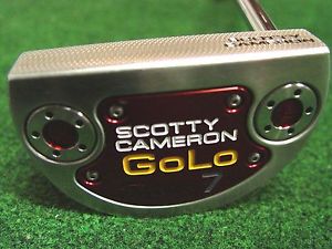 GOLF CLUB CLUBS TITLEIST SCOTTY CAMERON GOLO 7 PUTTER 34 INCHES RIGHT HANDED