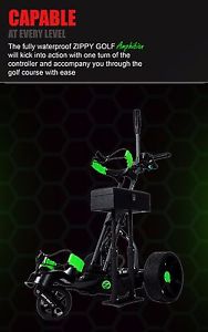 Zippy Golf IPX8 Fully Waterproof & Full Suspension Electric Golf Buggy