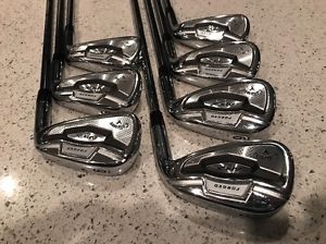 Callaway Apex Pro Forged '16 Iron Set 4-PW Tour Issue X-100 Shafts
