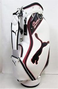 [UNUSED] PUMA GOLF JAPAN CB5 DOT CADDY BAG 9 x 47" 3.3 kg WHITE