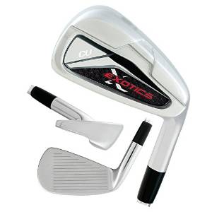 Tour Edge Exotics CU Undercut Iron Set Right 4-PW KBS Tour Steel X-Stiff